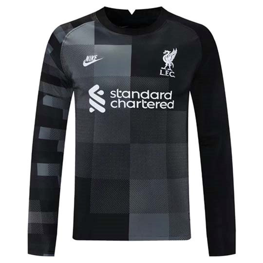 Tailandia Camiseta Liverpool Portero ML 2021/22 Negro